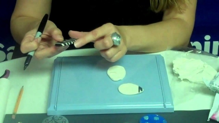 Making a Zebra Pendant with Lightweight Air Dry Clay - FREE IDEA FROM SUNSHINE CRAFTS