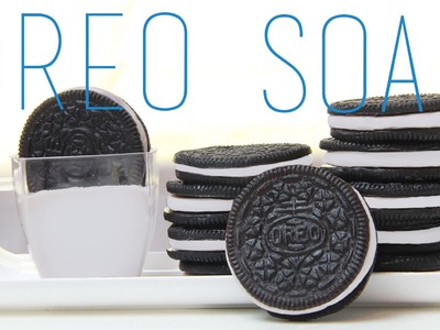 Oreo Soap Tutorial - How To Make Oreo Cookie (Food) Soap