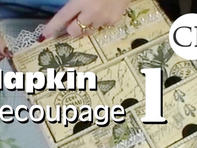 Paper Napkin Decoupage Part 1