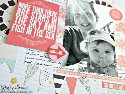 Scrapbook Layout Process #1- More Than There Are Stars