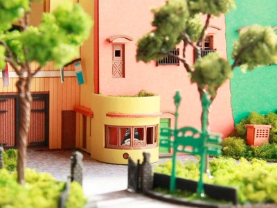 The amazing papercraft model from the Ghibli Museum — see the museum in intricate miniature detail!