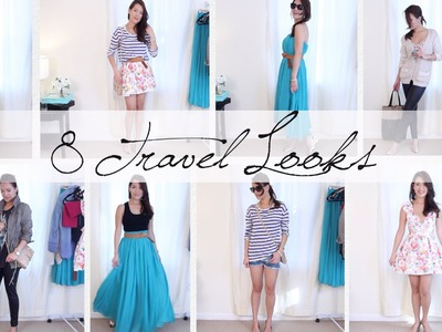 8 Outfits 1 Carryon Suitcase - Vacation Outfit Ideas | ANNEORSHINE