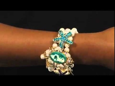 Betsey Johnson - Sea Excursion Mermaid and Starfish Stretch Bracelet SKU:#8008478