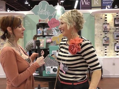 CHA 2012 - Heidi Swapp Demos Her New Color Mist Products and Curling Fringe Ribbon