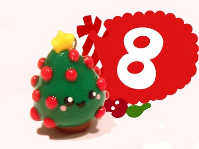 ❤ Christmas Tree! Kawaii Christmas 8 -Polymer Clay tutorial