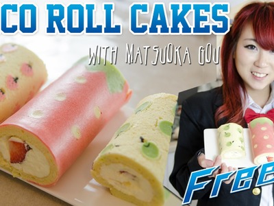 Cute Deco Roll Cake ft. Kim Dao - Kao's Kosplay Kitchen!