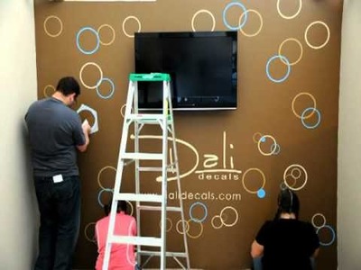 Dali Wall Decals - Circles and Bubbles Installation