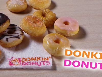 Easy; Dunkin' Donuts Inspired - Polymer Clay Tutorial