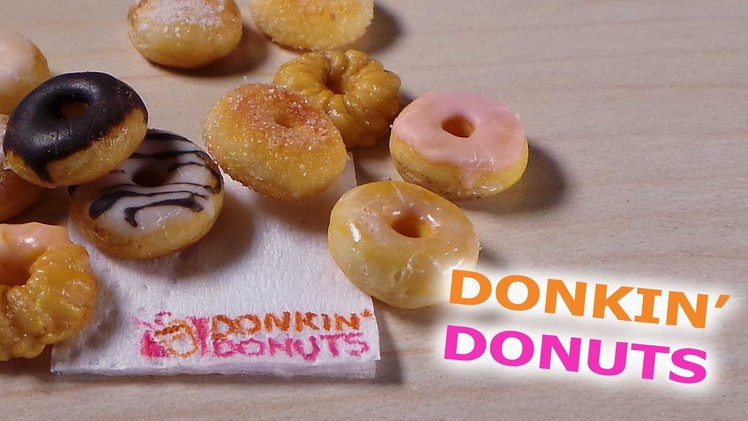 Easy; Dunkin' Donuts Inspired - Polymer Clay Tutorial