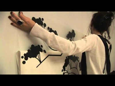 Easy way to install Wall Decals - How to