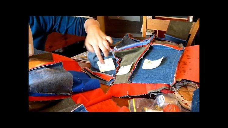 Extreme Rag Quilting : Recycling old Jean Denim! -  with Sherri !