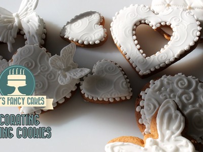 Fancy wedding cookies,  baking and cake decorating How To Tutorial Zoes Fancy Cakes