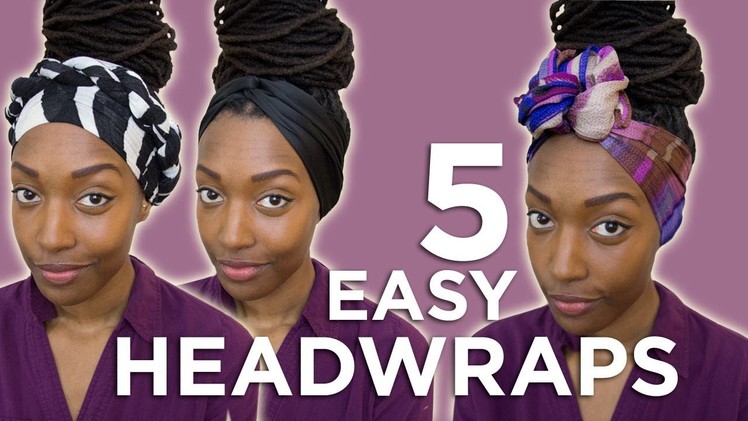 Hairstyle Tutorial: 5 Easy Head-Wraps
