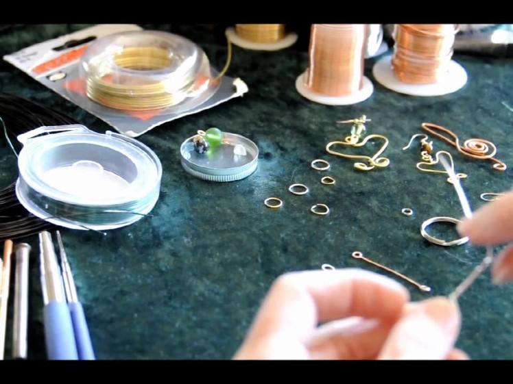 HOW TO BEGIN BASIC WIRE WRAPPING AND JEWELRY MAKING  #2,