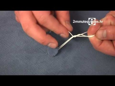 How to button a cushion
