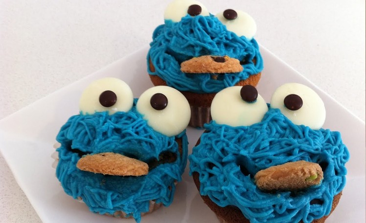 How to decorate cookie monster cupcakes tutorial how to cook that ann reardon