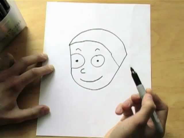 How to Draw a Boy Using the Word "Boy"