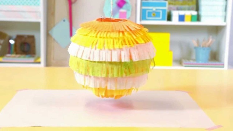How to Make a Crepe-Paper Lantern