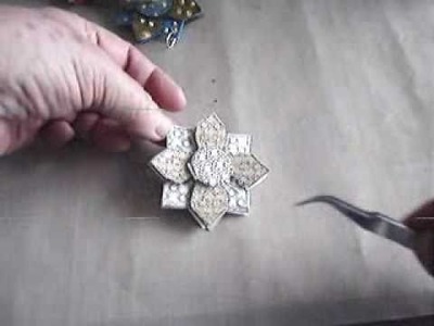 How to Make a Heat Embossed Holiday Ornament