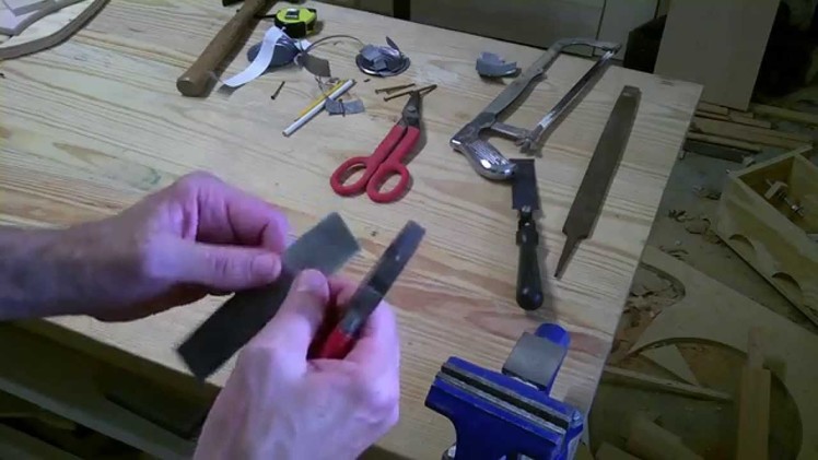 How to make a hinge, from a tuna fish can. Real Time.
