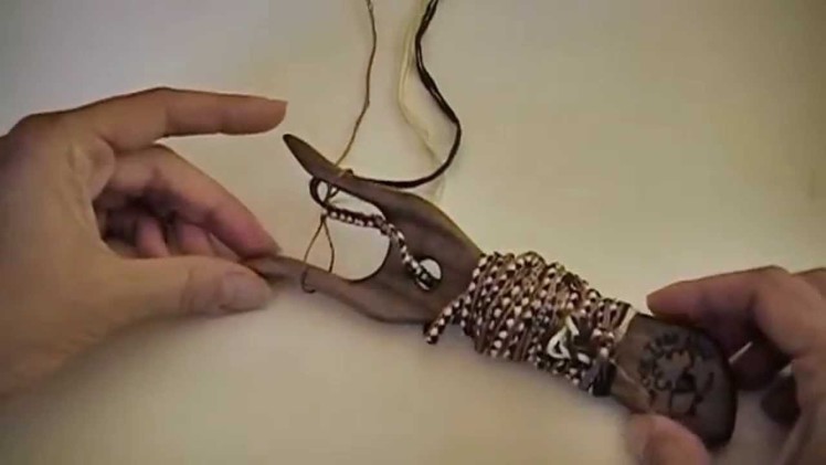 How to Make a Lucet Cord with 2 Gimps
