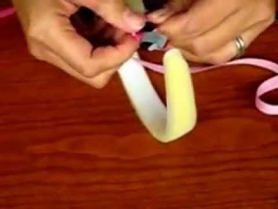 How to make a ribbon woven headband