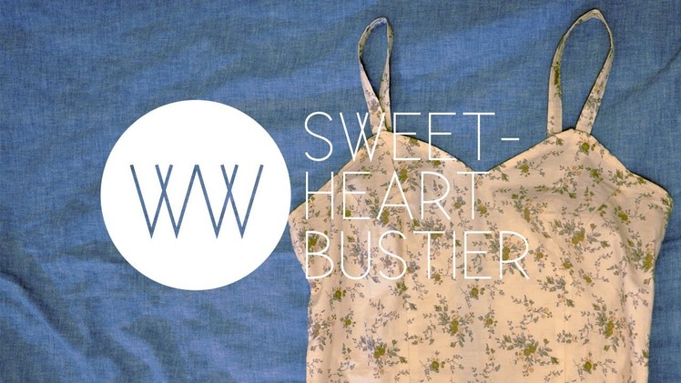 How to Make a Sweetheart Bustier Tank