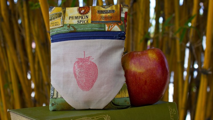 How to Make a Travel Snack Bag