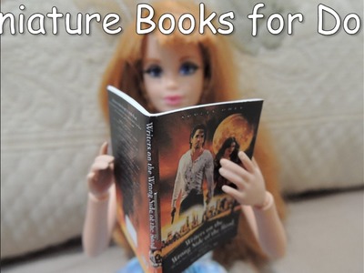 How to Make Amazing Miniature Barbie Doll Books Tutorial
