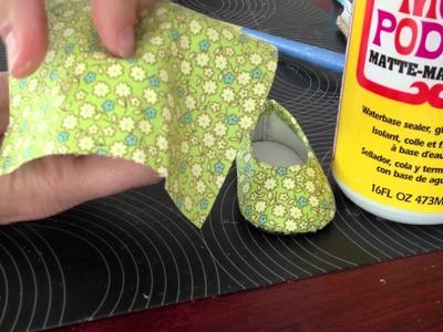 How To Make No Sew Custom Doll Shoes