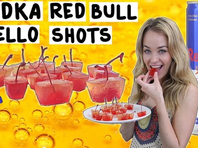 How to make Vodka Red Bull Jello Shots - Tipsy Bartender
