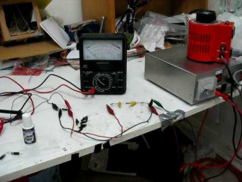 How to test high voltage diodes
