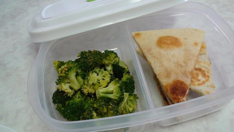 Lunch Box Ideas: Steamed Broccoli in just 1 minute