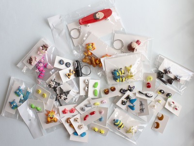 MEGA Polymer Clay Earrings and Keychains Update