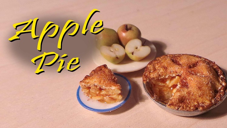 Miniature Apple Pie - Polymer Clay Tutorial