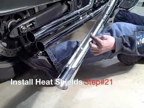 Motorcycle Exhaust Pipes - Step by Step Installation - Video Guide: Tip of the Week