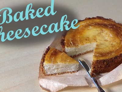 Polymer Clay Baked Cheesecake - Miniature Food Tutorial