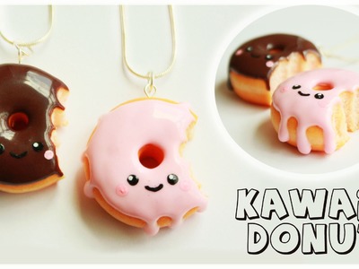 Polymer clay Kawaii Donut.Doughnut TUTORIAL