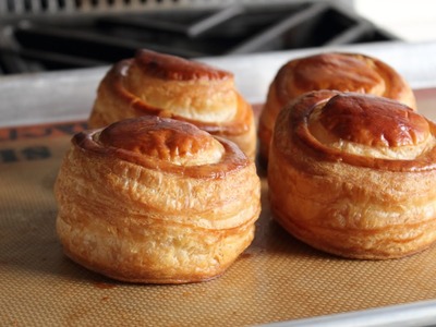 Puff Pastry Shells (Vol au Vents) - How to Make Puff Pastry Cups for Fillings