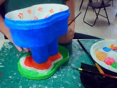 RecycoolArt - making a recycled cool bowl