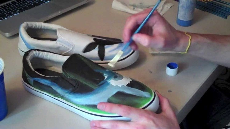Speed Painting Pokémon Shoes