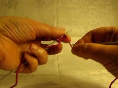 Stretchy Slip Knot Cast-on using 2 needles