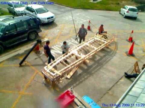 Time Lapse of Kilkee Boat Club Building a Currach