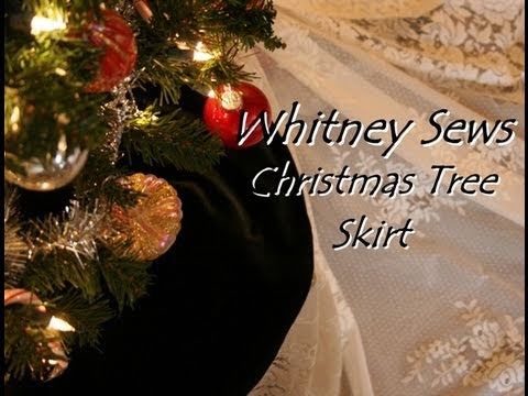 Whitney Sews- Christmas Tree Skirt
