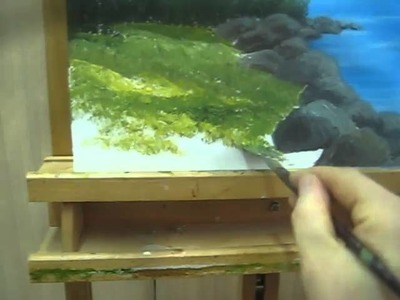 Acrylic Paint Grass - How To Paint Grass - with Acrylic