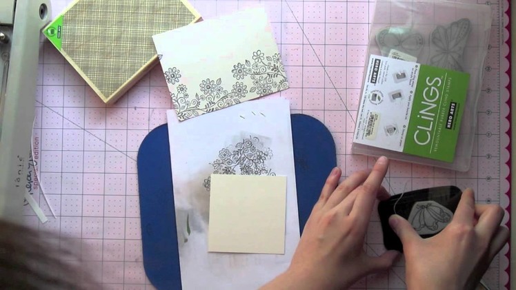 All About Stamping Lesson 4 - Hero Arts Wood and Cling Stamps