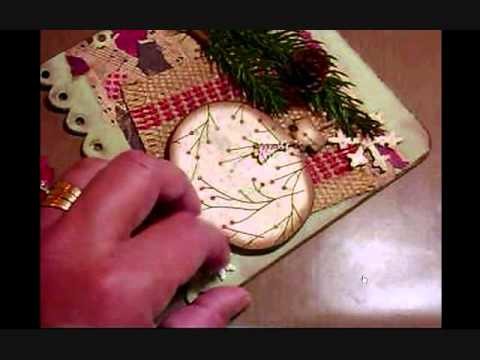 "BFF" Christmas LO wall hanging project! (Vid #218) Pt2