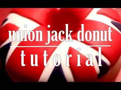 Donut Union Jack l Polymer clay Fimo miniature tutorial
