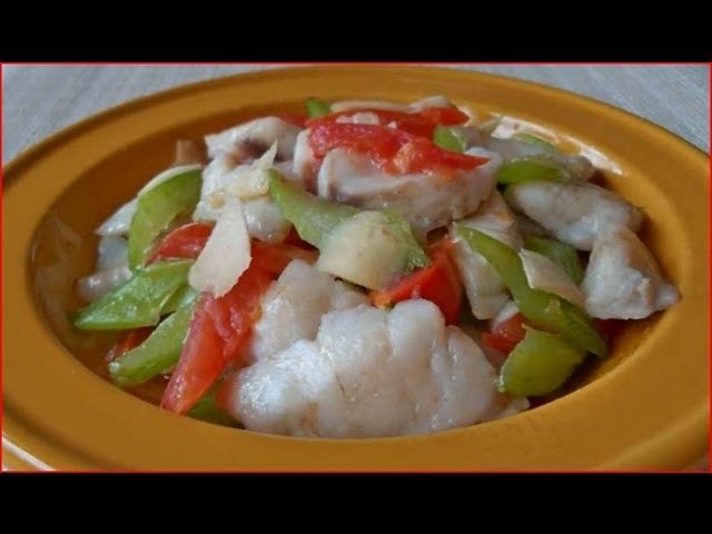 Easy Cooking Chinese food. Fish & Celery