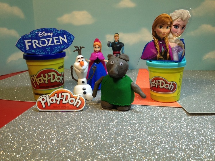 FROZEN PLAY-DOH Tutorial How to Make the Trolls From Play Doh Disney Frozen  Playset